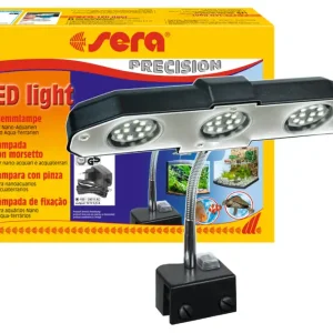 Abverkauf Sera LED light 3×2 W, Klemmlampe